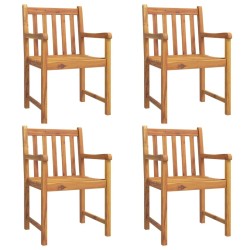 Ensemble à manger de jardin 5 pcs Bois d'acacia solide 511041511041