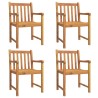 Ensemble à manger de jardin 5 pcs Bois d'acacia solide 511041511041