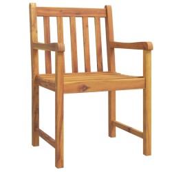 Ensemble à manger de jardin 5 pcs Bois d'acacia solide 511041511041