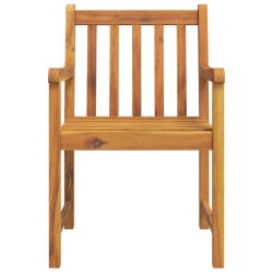 Ensemble à manger de jardin 5 pcs Bois d'acacia solide 511041511041