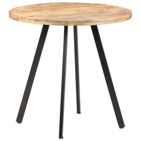 Table de salle à manger 80 cm Bois de manguier brut 511044511044