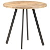 Table de salle à manger 80 cm Bois de manguier brut 511044511044