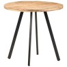 Table de salle à manger 80 cm Bois de manguier brut 511044511044