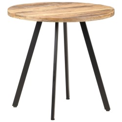 Table de salle à manger 80 cm Bois de manguier brut 511044511044