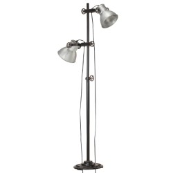 Lampadaire avec 2 abat-jour Argenté E27 Fonte 511049511049