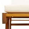 Chaises longues lot de 2 avec coussins 200x68x83 cm bois acacia 511058511058