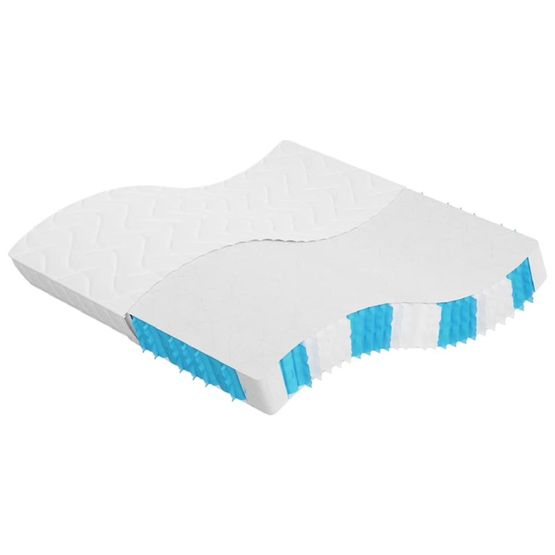 Matelas à ressorts ensachés dureté moyenne 200x200 cm 511061511061