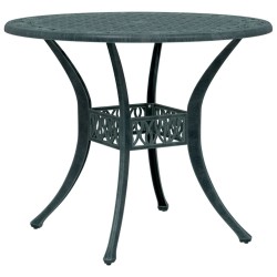 Ensemble de bistro 3 pcs vert aluminium coulé 511062511062