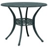 Ensemble de bistro 3 pcs vert aluminium coulé 511062511062