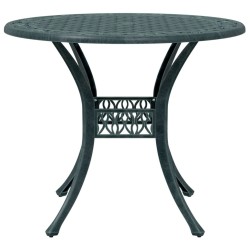 Ensemble de bistro 3 pcs vert aluminium coulé 511062511062