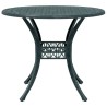 Ensemble de bistro 3 pcs vert aluminium coulé 511062511062
