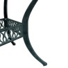 Ensemble de bistro 3 pcs vert aluminium coulé 511062511062