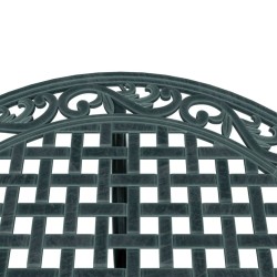 Ensemble de bistro 3 pcs vert aluminium coulé 511062511062
