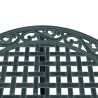 Ensemble de bistro 3 pcs vert aluminium coulé 511062511062