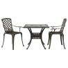Ensemble de bistrot 3 pcs bronze aluminium coulé 511065511065