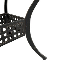 Ensemble de bistrot 3 pcs bronze aluminium coulé 511065511065