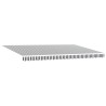 Auvent rétractable anthracite et blanc 5x3 m tissu et aluminium 511070511070