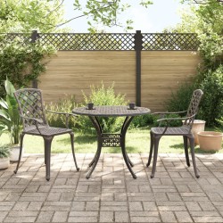 Ensemble de bistrot 3 pcs bronze aluminium coulé 511071511071