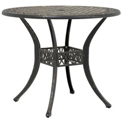 Ensemble de bistrot 3 pcs bronze aluminium coulé 511071511071