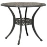 Ensemble de bistrot 3 pcs bronze aluminium coulé 511071511071