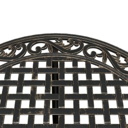 Ensemble de bistrot 3 pcs bronze aluminium coulé 511071511071