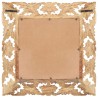 Miroir sculpté à la main Marron 50x50cm Bois de manguier massif 511073511073