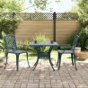 Ensemble de bistro 3 pcs vert aluminium coulé 511075511075