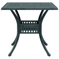 Ensemble de bistro 3 pcs vert aluminium coulé 511075511075