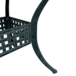 Ensemble de bistro 3 pcs vert aluminium coulé 511075511075