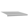 Auvent rétractable automatique anthracite et blanc 400x300 cm 511079511079