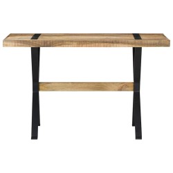 Table à manger 120x60x76 cm bois de manguier brut 511080511080
