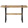 Table à manger 120x60x76 cm bois de manguier brut 511080511080