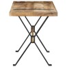 Table à manger 120x60x76 cm bois de manguier brut 511080511080