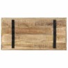Table à manger 120x60x76 cm bois de manguier brut 511080511080