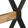 Table à manger 120x60x76 cm bois de manguier brut 511080511080