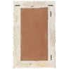 Miroir Blanc 80x50 cm Bois de manguier massif 511088511088