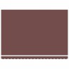 Auvent manuel rétractable marron 450x300 cm 511090511090