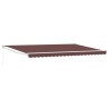 Auvent manuel rétractable marron 500x300 cm 511091511091
