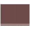 Auvent rétractable automatique marron 450x300 cm 511093511093