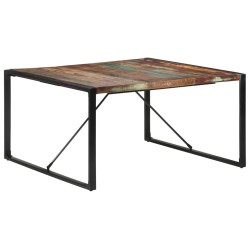 Table à manger 140x140x75 cm Bois de récupération massif 511096511096