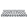 Auvent rétractable automatique anthracite et blanc 400x350 cm 511098511098