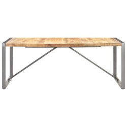 Table à manger 200x100x75 cm Bois de manguier massif brut 511099511099