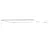 Auvent manuel rétractable anthracite et blanc 500x300 cm 511103511103