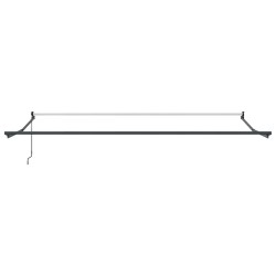 Auvent manuel rétractable marron 450x300 cm 511107511107