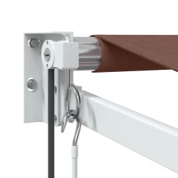 Auvent rétractable automatique marron 350x250 cm 511110511110