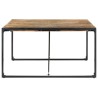 Table à manger 140x140x75 cm Bois de manguier brut 511112511112
