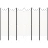 Cloison de séparation 6 panneaux Blanc 240x180 cm 511129511129