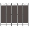 Cloison de séparation 5 panneaux Anthracite 200x180 cm 511131511131