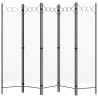 Cloison de séparation 5 panneaux Blanc 200x180 cm 511133511133
