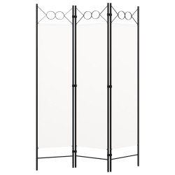 Cloison de séparation 3 panneaux blanc 120x180 cm 511138511138